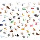 ARTGEIST Animals fototapet til brn - multifarvet print (309x400)