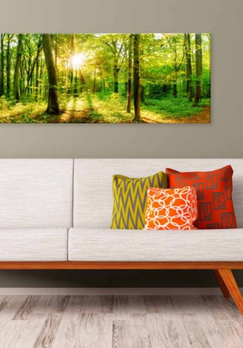 ARTGEIST Green Magic billede - multifarvet print (50x150)