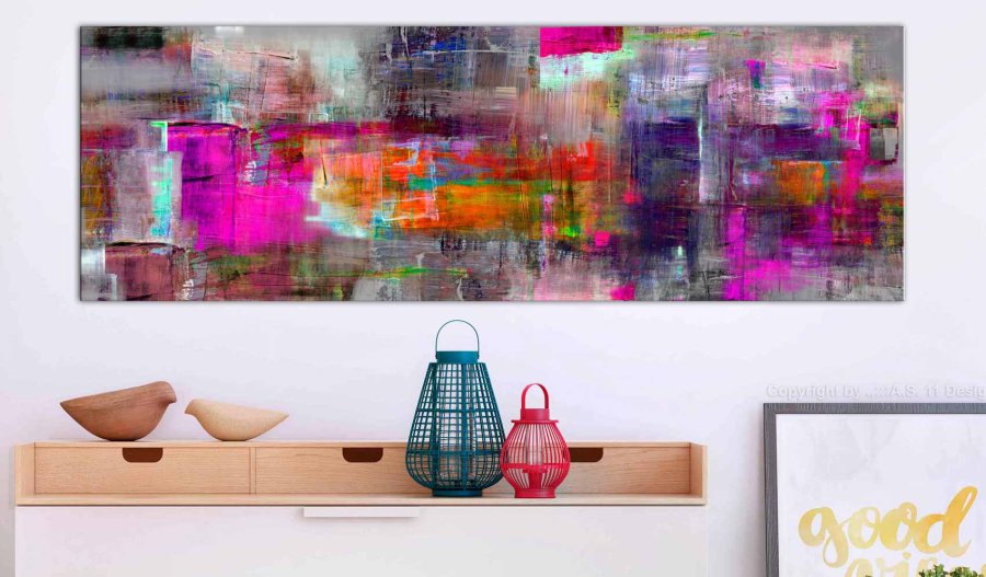 ARTGEIST Land of Colors billede - multifarvet print (50x150)