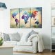 ARTGEIST Rainbow Triptych billede - multifarvet print, 2 strrelser