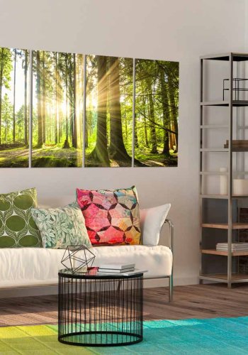 ARTGEIST Sunlight billede - multifarvet print, 2 strrelser