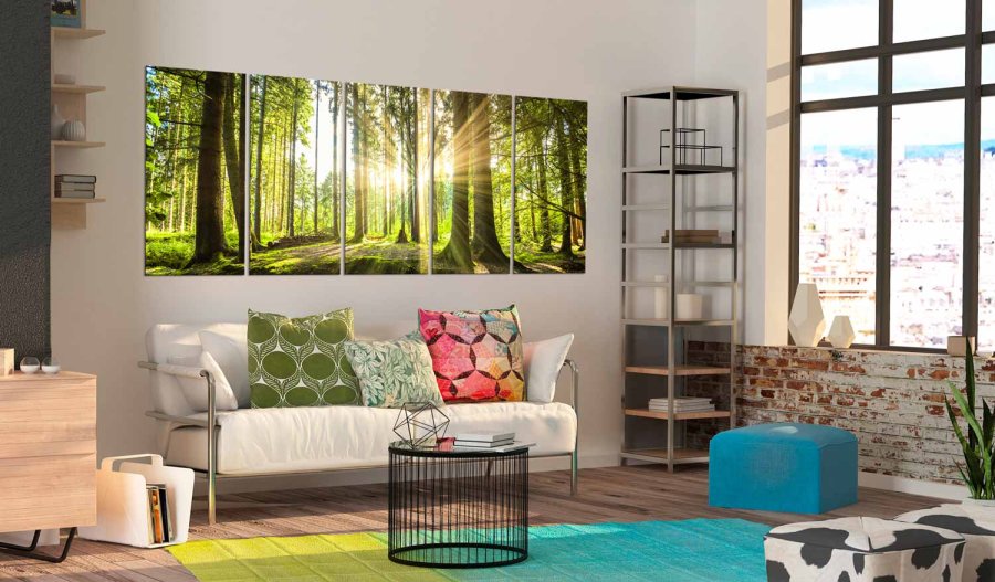 ARTGEIST Sunlight billede - multifarvet print, 2 strrelser