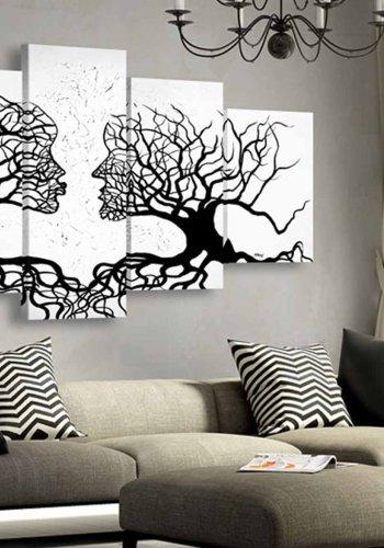 ARTGEIST The Kiss of the Wind billede - hvid/sort print, 2 strrelser