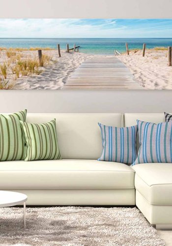 ARTGEIST The Silence of the Sea billede - multifarvet print (50x150)
