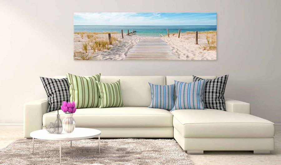 ARTGEIST The Silence of the Sea billede - multifarvet print (50x150)