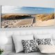ARTGEIST Ubevogtet strand billede - multifarvet print (50x150)
