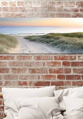 ARTGEIST Beautiful path billede - multifarvet print (50x150)