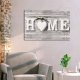 ARTGEIST DIY Home Letters maleri - hvidt lrred, inkl. maling og 2 pensler (40x60)