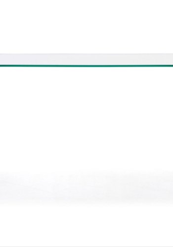 KAVE HOME Burano konsolbord, rektangulrt - klar glas (125x40)