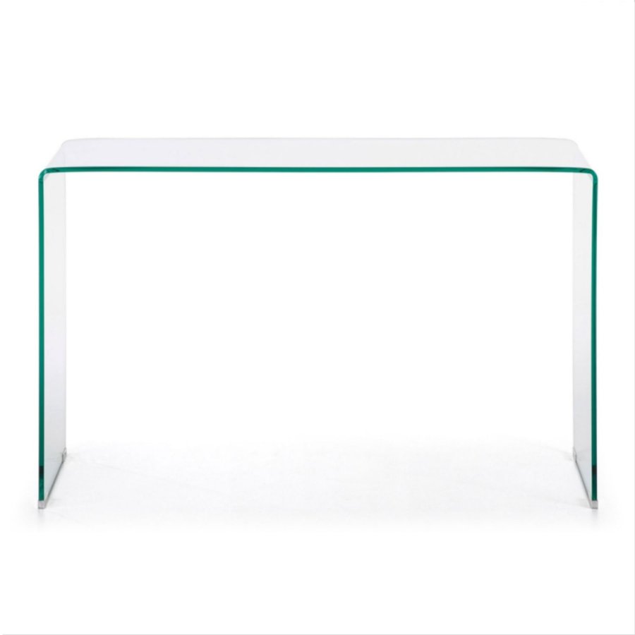 KAVE HOME Burano konsolbord, rektangulrt - klar glas (125x40)