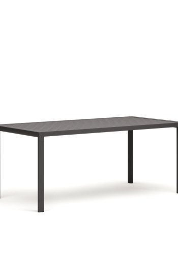 KAVE HOME Culip havebord, rektangulr - gr aluminium (180x90)