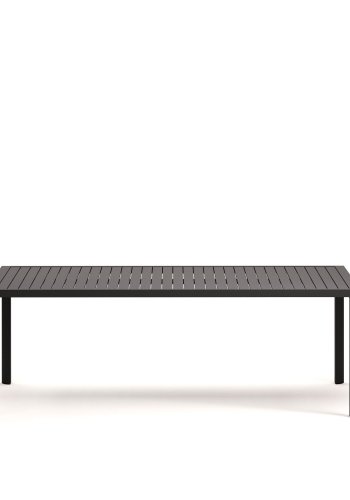 KAVE HOME Culip havebord, rektangulr - gr aluminium (220x100)