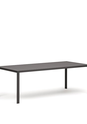 KAVE HOME Culip havebord, rektangulr - gr aluminium (220x100)