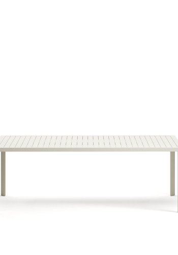 KAVE HOME Culip havebord, rektangulr - hvid aluminium (220x100)