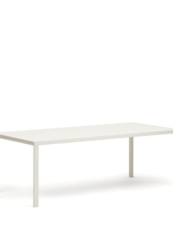 KAVE HOME Culip havebord, rektangulr - hvid aluminium (220x100)