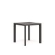 KAVE HOME Culip havebord, kvadratisk - gr aluminium (77x77)