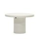 KAVE HOME Aiguablava spisebord, rund - hvid cement (120)
