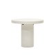 KAVE HOME Aiguablava spisebord, rund - hvid cement (90)