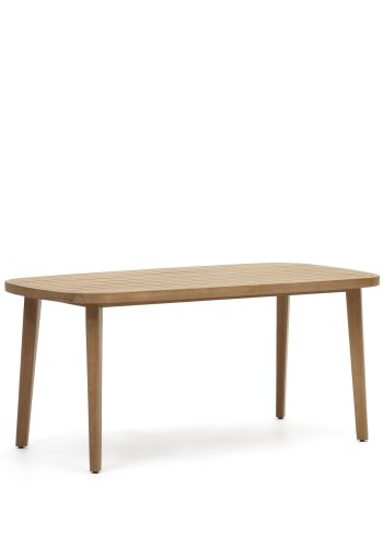 KAVE HOME Maset havebord, rektangulr - natur eukalyptustr (170x90)