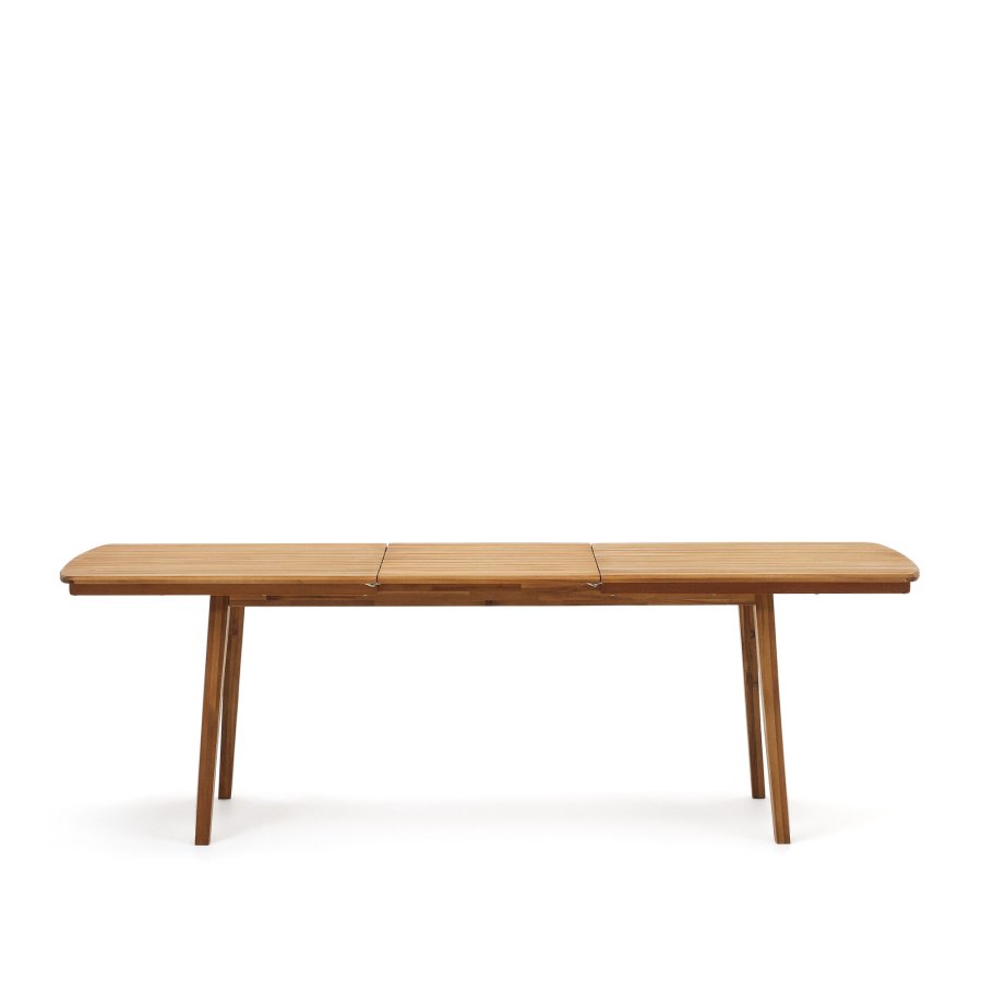 KAVE HOME Thianna havebord, m. udtrk - natur akacietr (180x90)