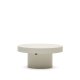 KAVE HOME Aiguablava sofabord, rund - hvid cement (90)