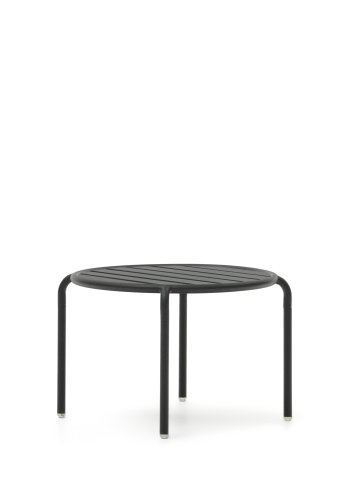 KAVE HOME Joncols havebord, rund - gr aluminium (68)