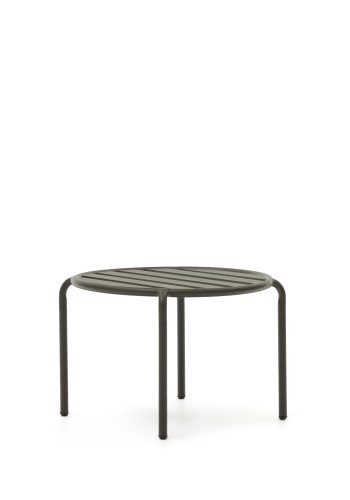 KAVE HOME Joncols havebord, rund - grn aluminium (68)