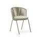 KAVE HOME Saconca havestol, m. hynde - beige reb og stl