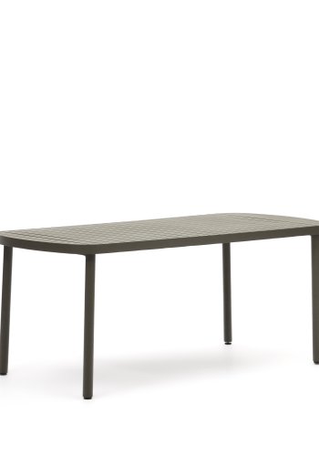 KAVE HOME Joncols havebord, rektangulr - grn aluminium (180x90)
