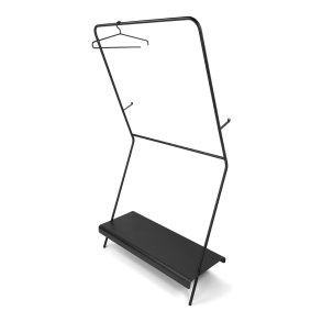 TORNA DESIGN James tjstativ, m. hylde - sort stl (B:91,5)