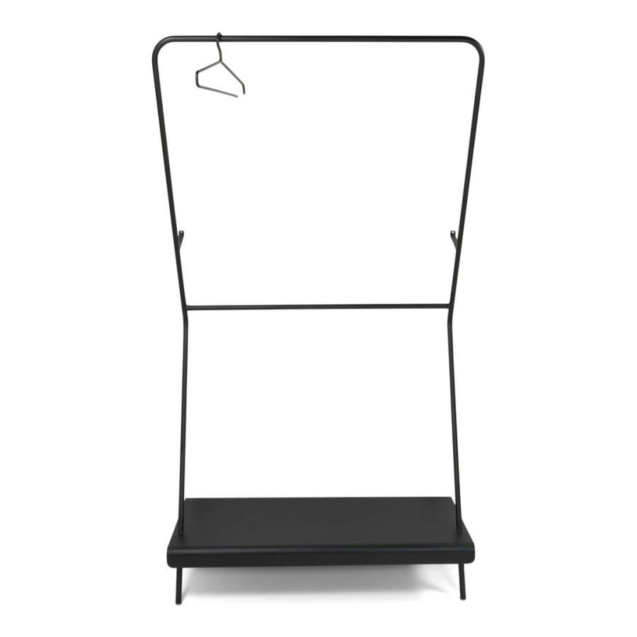 TORNA DESIGN James tjstativ, m. hylde - sort stl (B:91,5)