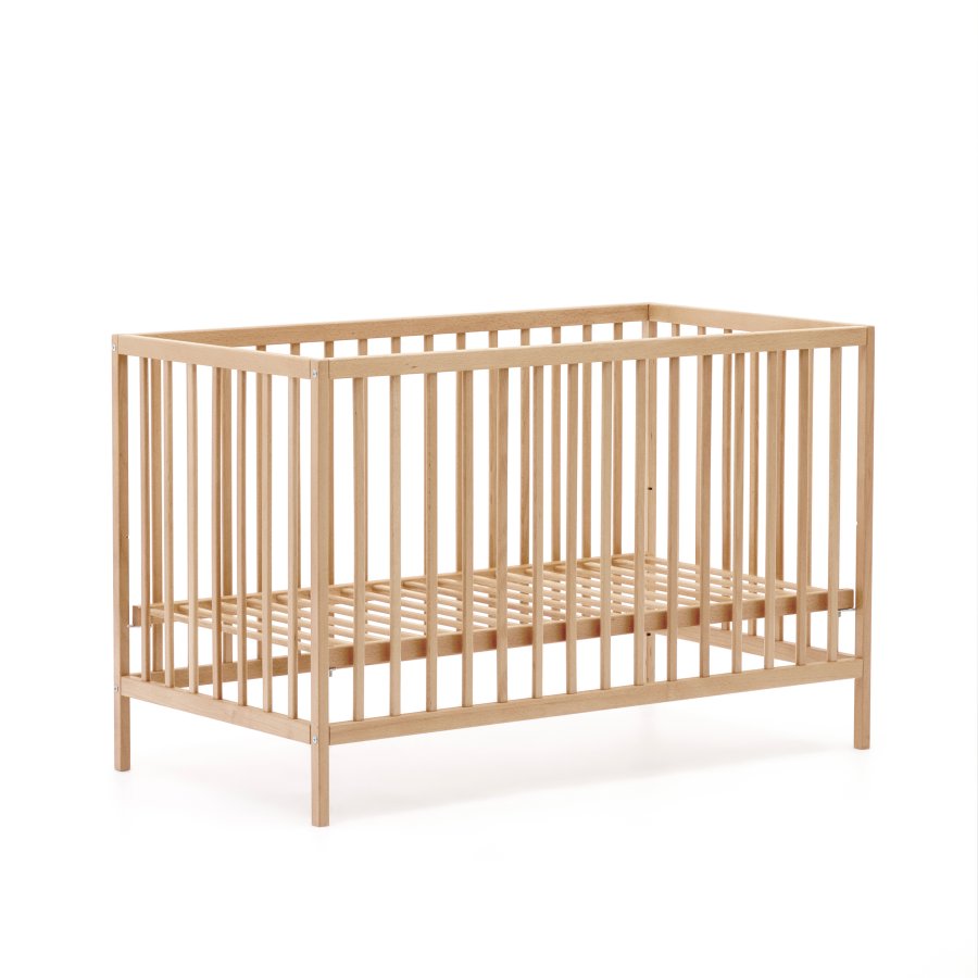 KAVE HOME Shantal massiv asketr tremmeseng i naturlig finish, 60 x 120 cm