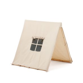 KAVE HOME Yanil tipi-telt i 100% hvid bomuld, 100 x 90 cm