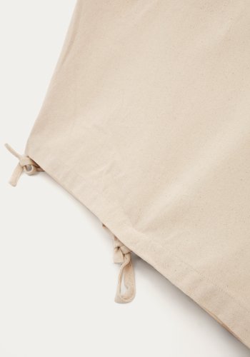 KAVE HOME Yanil tipi-telt i 100% hvid bomuld, 100 x 90 cm