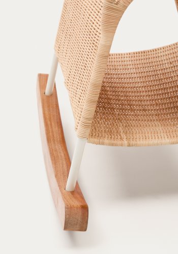  KAVE HOME Bamban gyngehest - natur rattan og natur tr