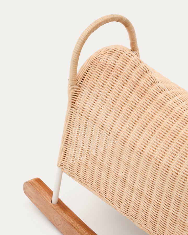  KAVE HOME Bamban gyngehest - natur rattan og natur tr