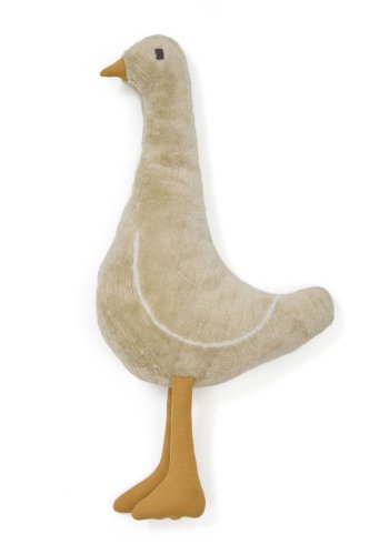 KAVE HOME Milu beige, gseformet, bomuldspude, 50 cm