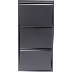 KARE DESIGN Shoe Container Caruso 3 Anthracite (MO)