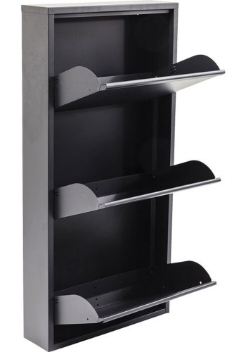 KARE DESIGN Shoe Container Caruso 3 Anthracite (MO)