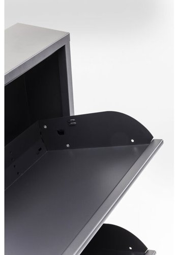 KARE DESIGN Shoe Container Caruso 3 Anthracite (MO)
