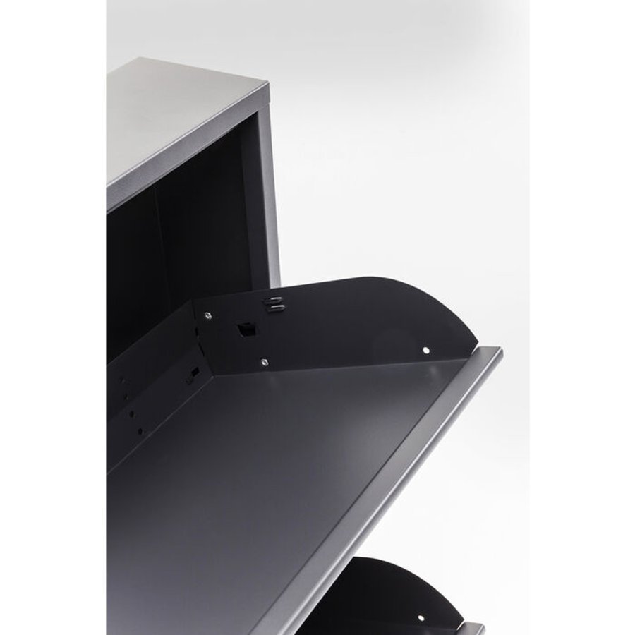 KARE DESIGN Shoe Container Caruso 3 Anthracite (MO)