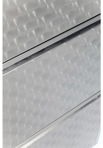 KARE DESIGN Shoe Container Caruso 3 Silver brushed (MO)