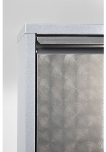 KARE DESIGN Shoe Container Caruso 5 Silver brushed (MO)