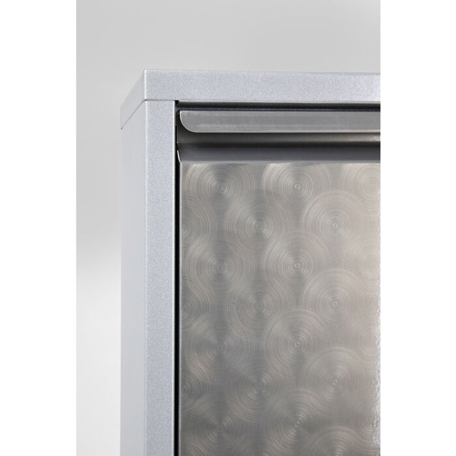 KARE DESIGN Shoe Container Caruso 5 Silver brushed (MO)