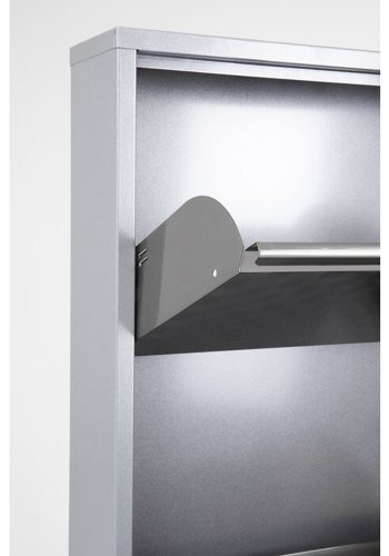 KARE DESIGN Shoe Container Caruso 5 Silver brushed (MO)
