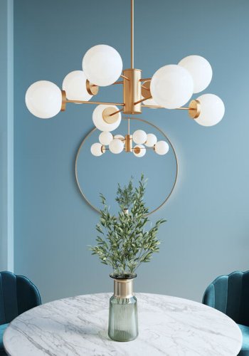 KARE DESIGN Pendant Lamp Heavenly Gold 98cm