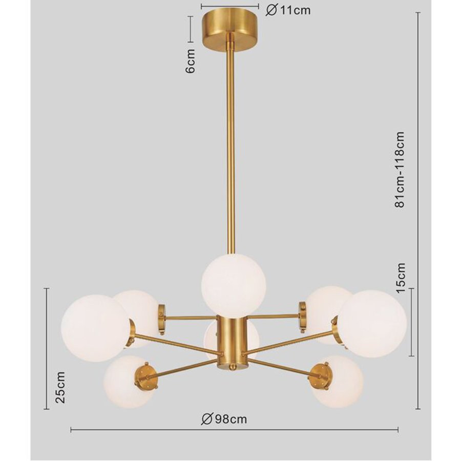 KARE DESIGN Pendant Lamp Heavenly Gold 98cm