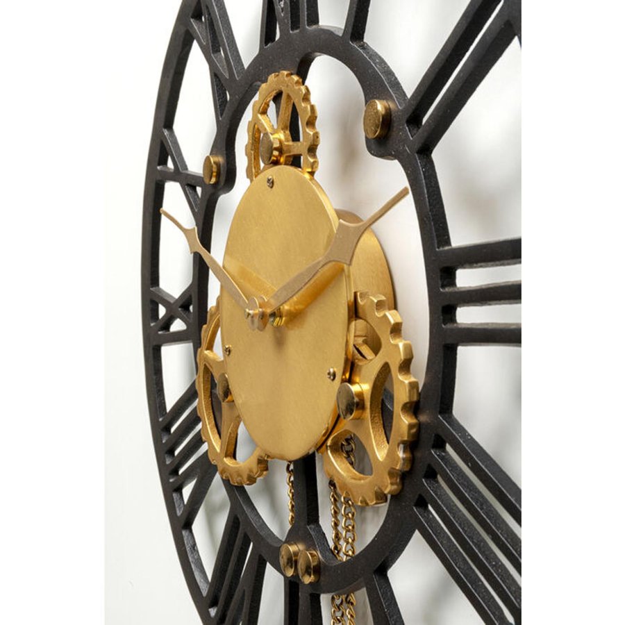 KARE DESIGN Wall Clock Clockwork 126x46cm