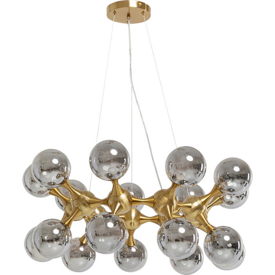 KARE DESIGN Pendant Lamp Atomic Balls Brass 74cm