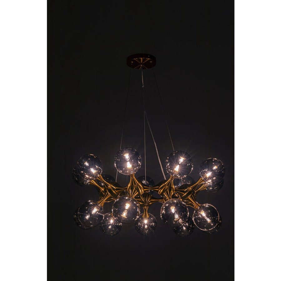KARE DESIGN Pendant Lamp Atomic Balls Brass 74cm